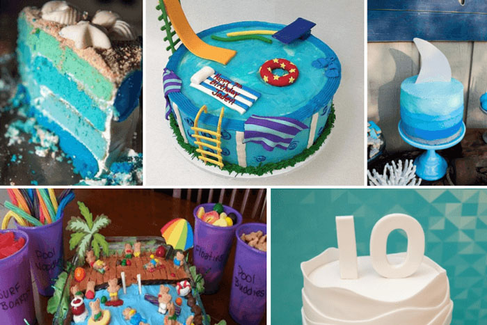 pool party cake ideas (photo)