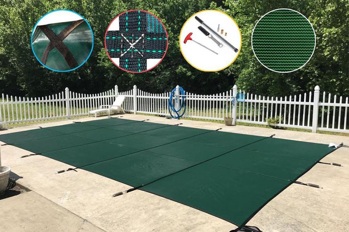 Green Mesh Pool Safety Cover (photo)
